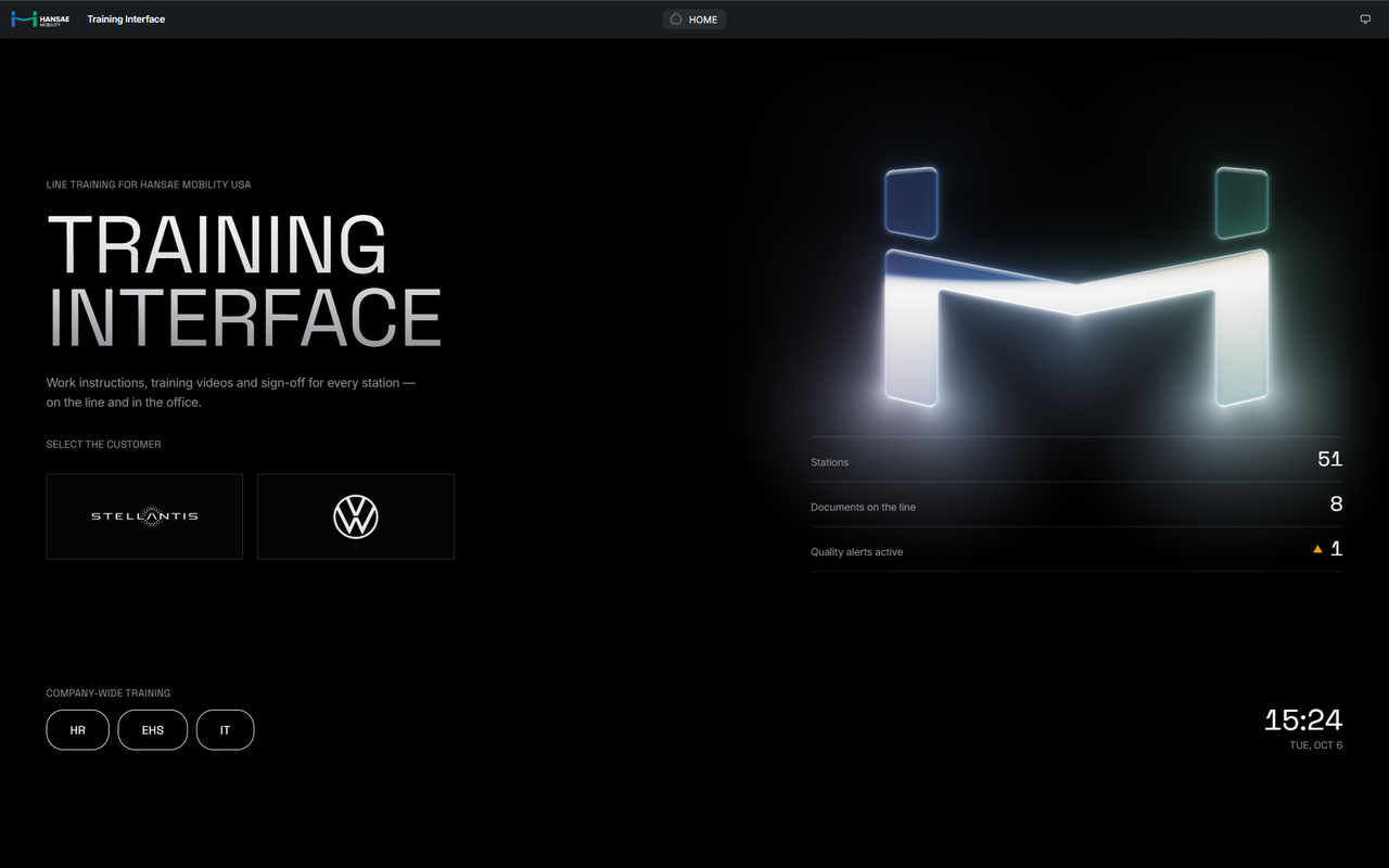 Training Interface